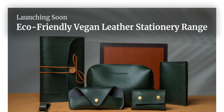 Eco-Friendly Stationery - Vegan Leather